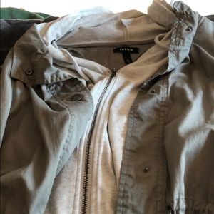 Olive Green Anorak Jacket